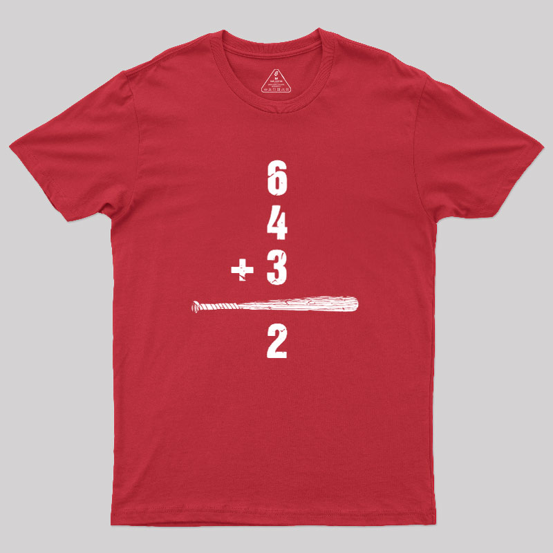 Baseball Math Humor Geek T-Shirt
