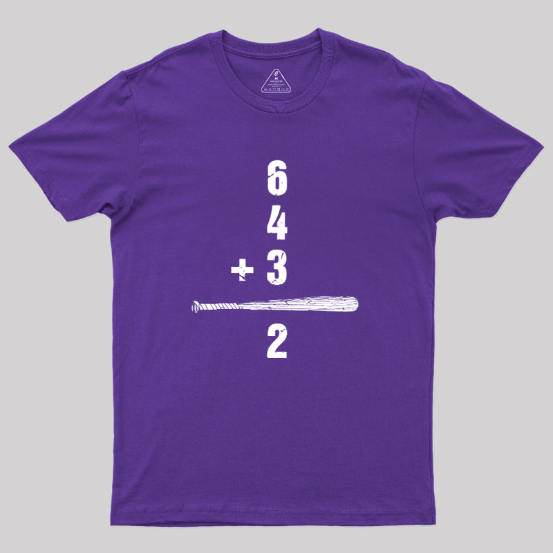 Baseball Math Humor Geek T-Shirt