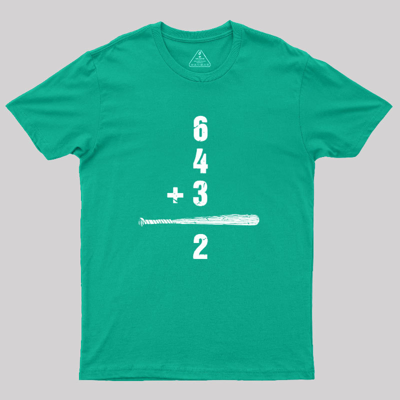 Baseball Math Humor Geek T-Shirt