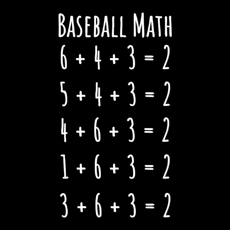 Funny Baseball Math Geek T-Shirt