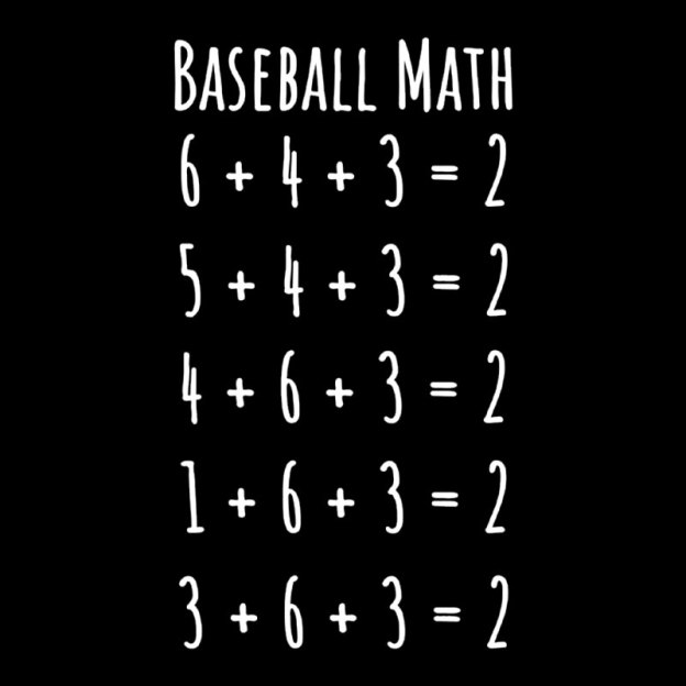 Funny Baseball Math Geek T-Shirt