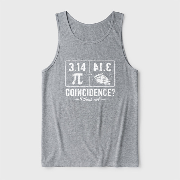 Pi Pie Math Professor Ultra Soft Heather Tank