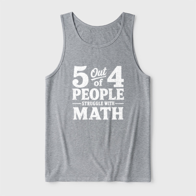 Struggle With Math Ultra Soft Heather Tank