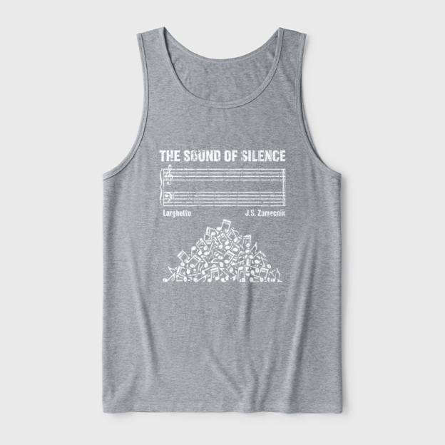 The Sound Of Silence Music Sheets Ultra Soft Heather Tank