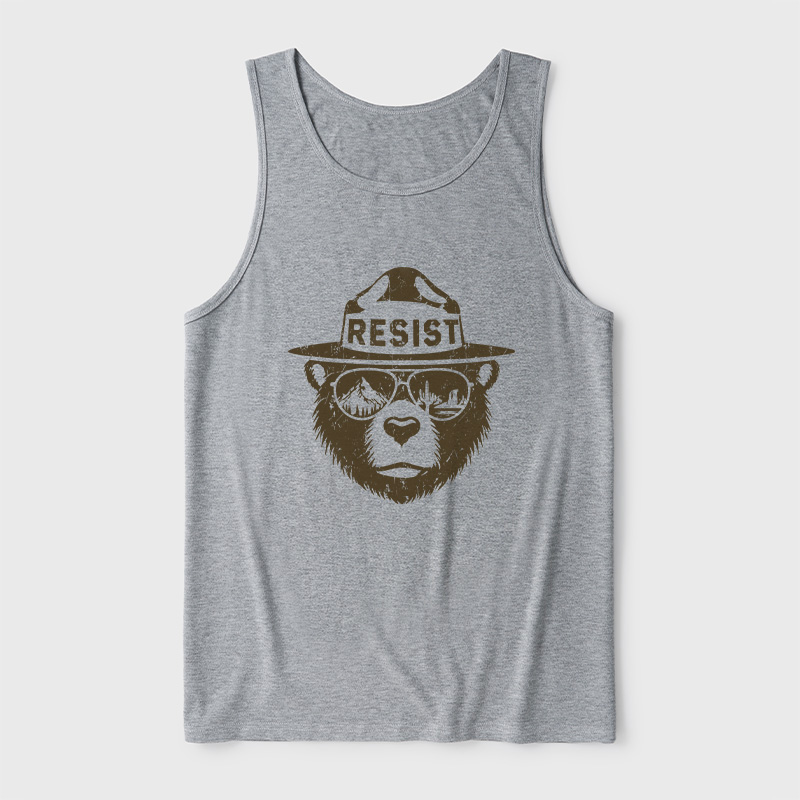 Vintage Alt National Park Service Resist Ultra Soft Heather Tank