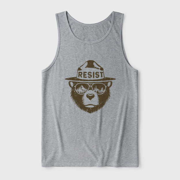 Vintage Alt National Park Service Resist Ultra Soft Heather Tank
