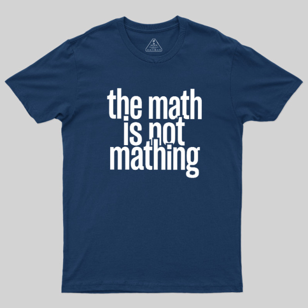 Math Error 404 Geek T-Shirt