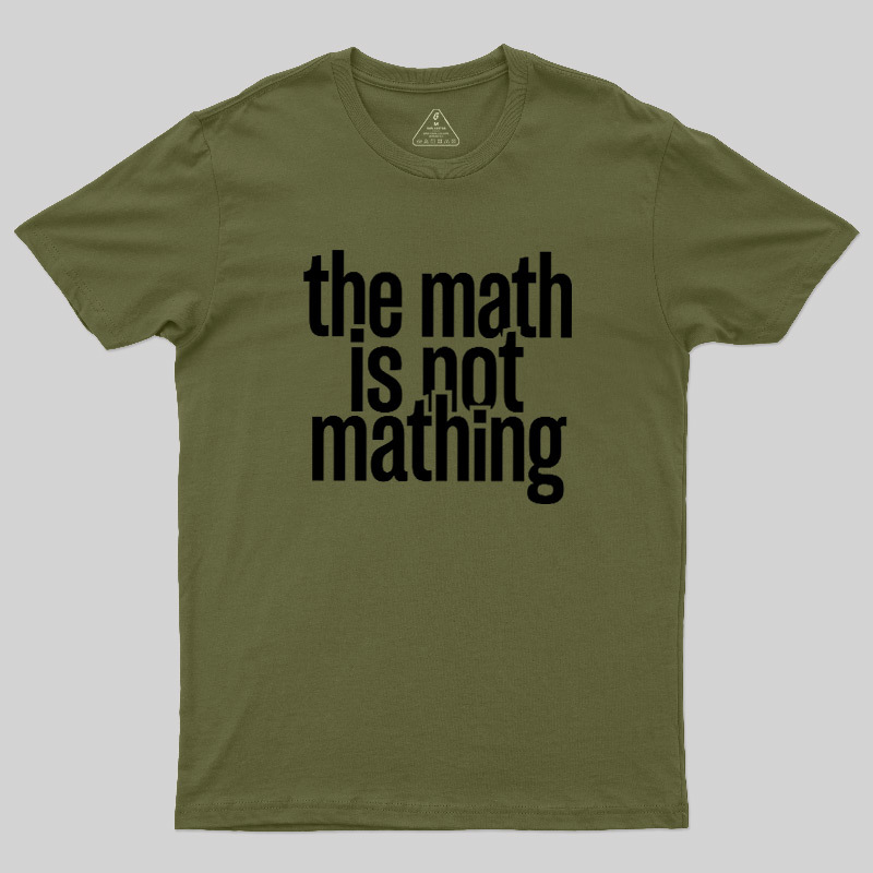 Math Error 404 Geek T-Shirt