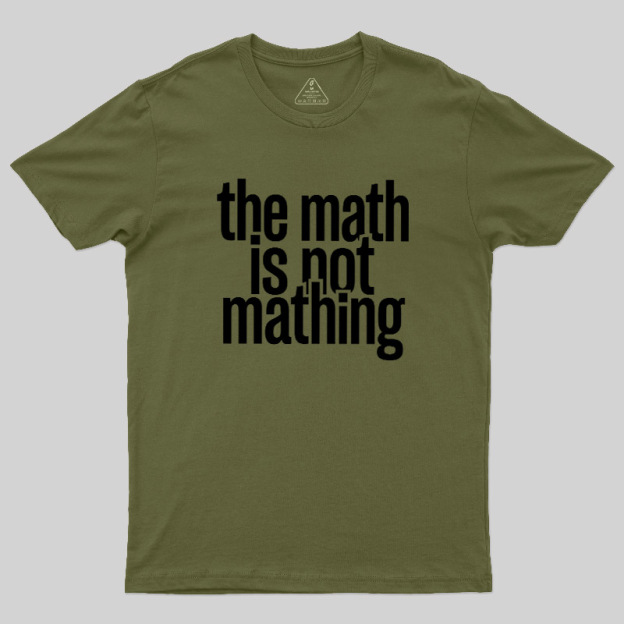 Math Error 404 Geek T-Shirt