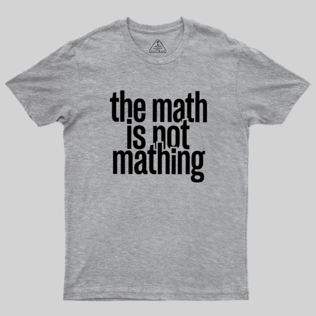 Math Error 404 Geek T-Shirt