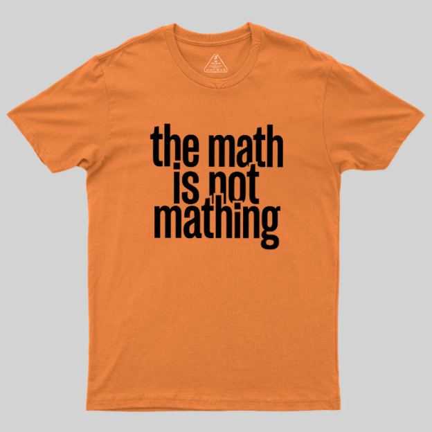 Math Error 404 Geek T-Shirt