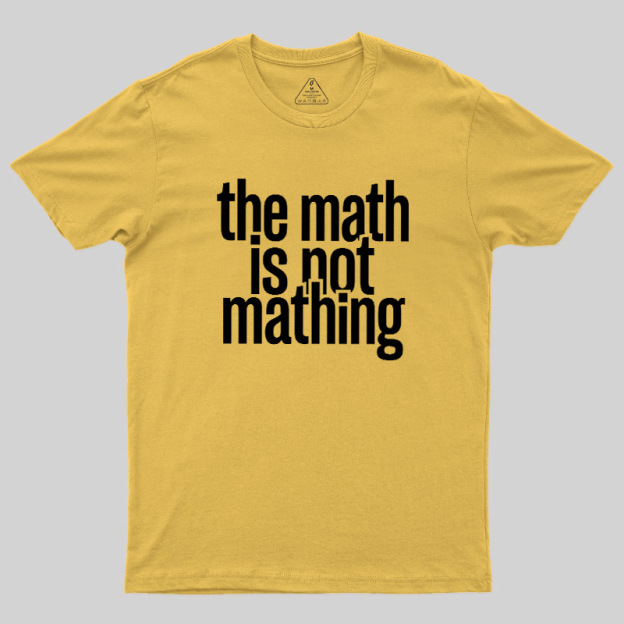 Math Error 404 Geek T-Shirt