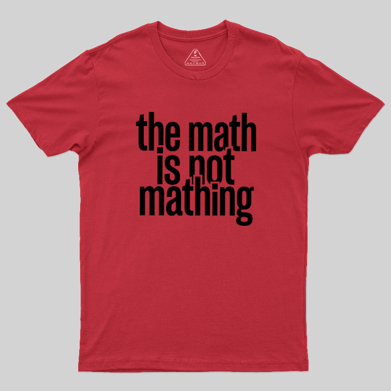 Math Error 404 Geek T-Shirt