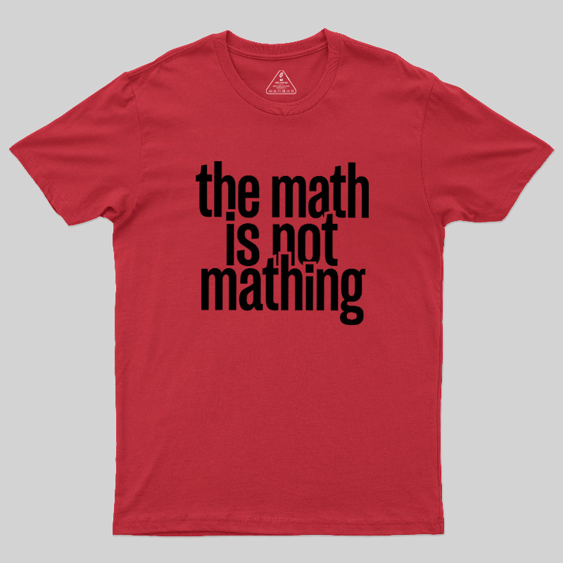 Math Error 404 Geek T-Shirt