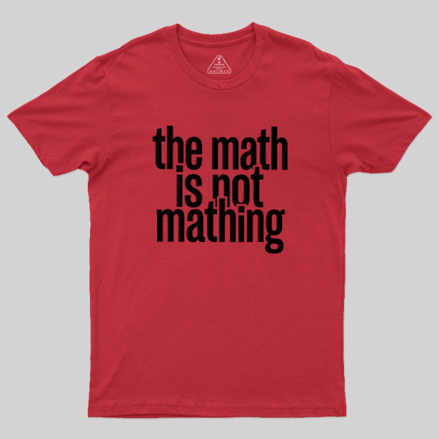 Math Error 404 Geek T-Shirt