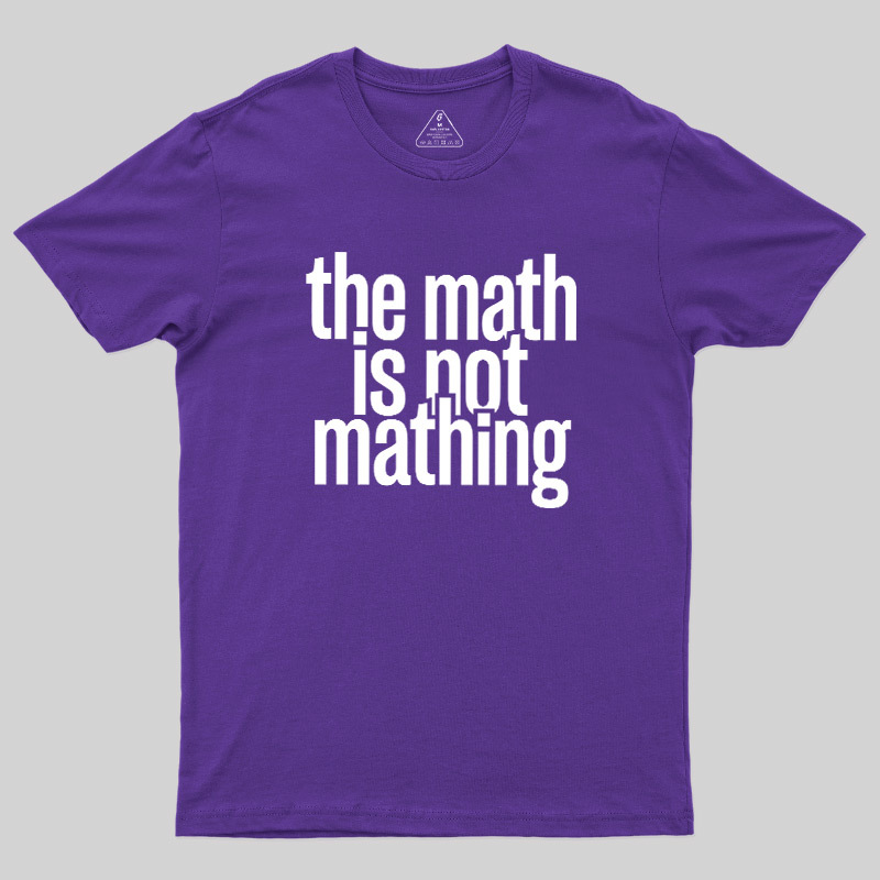 Math Error 404 Geek T-Shirt