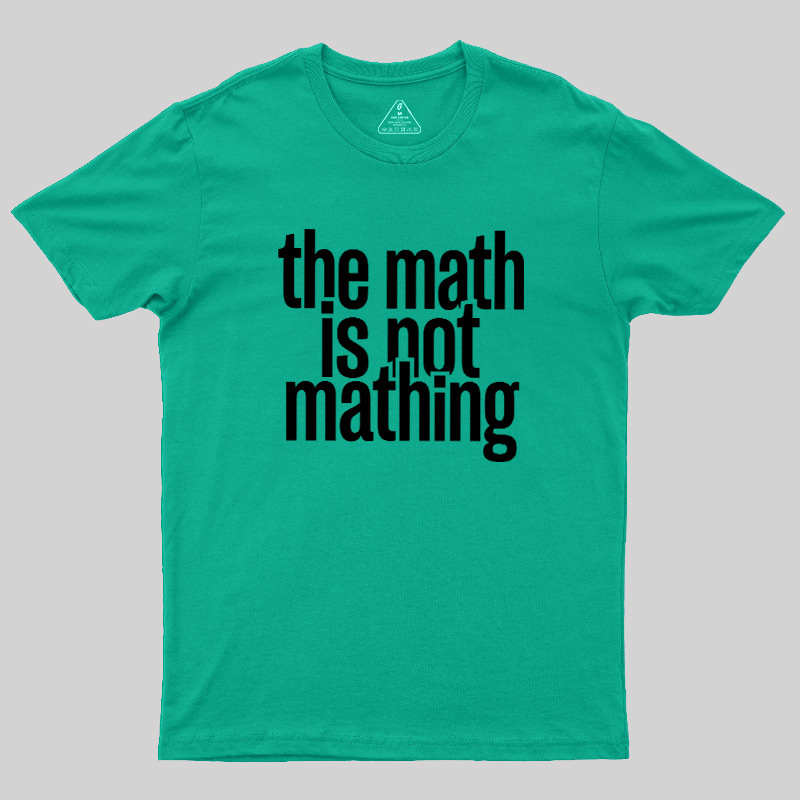 Math Error 404 Geek T-Shirt