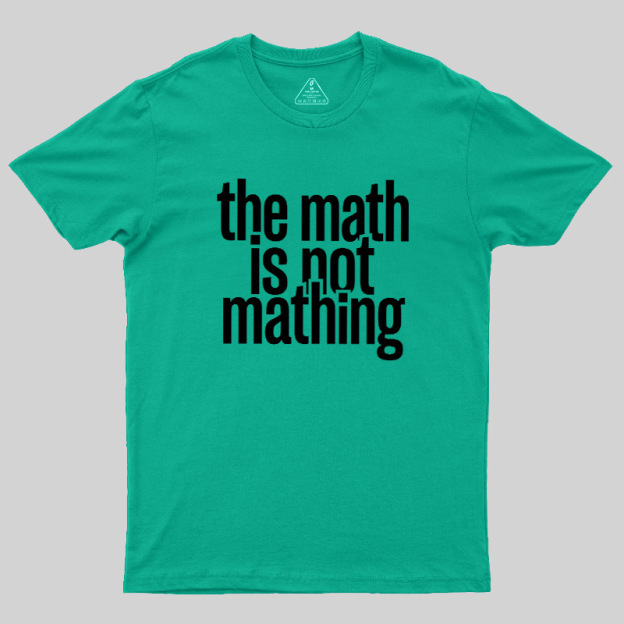Math Error 404 Geek T-Shirt