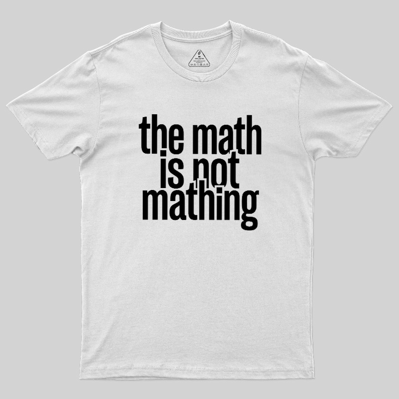 Math Error 404 Geek T-Shirt
