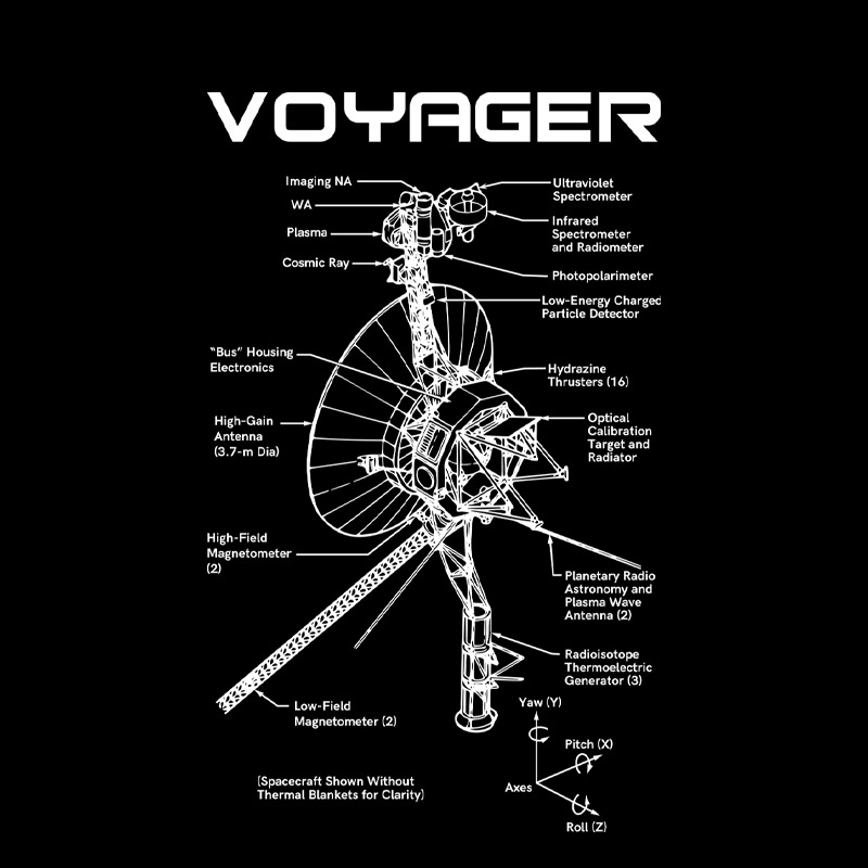 Voyager Blueprint Geek T-Shirt