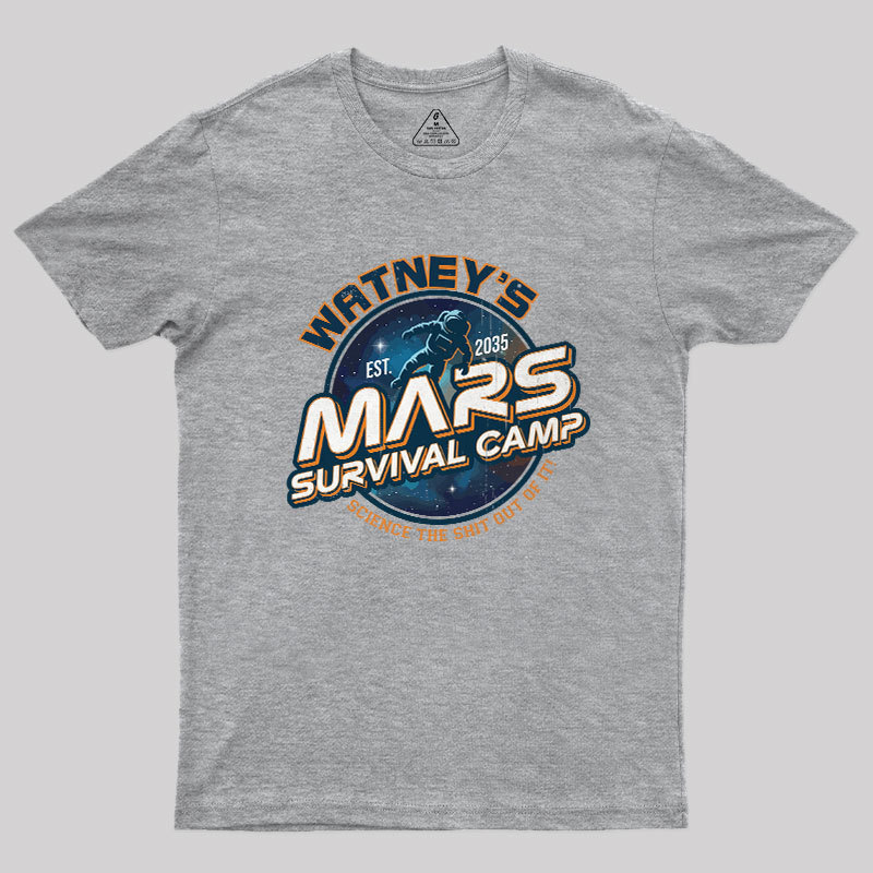 WATNEY’S MARS SURVIVAL CAMP Geek T-Shirt