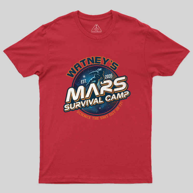 WATNEY’S MARS SURVIVAL CAMP Geek T-Shirt