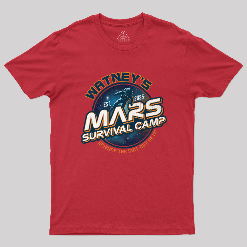 WATNEY’S MARS SURVIVAL CAMP Geek T-Shirt