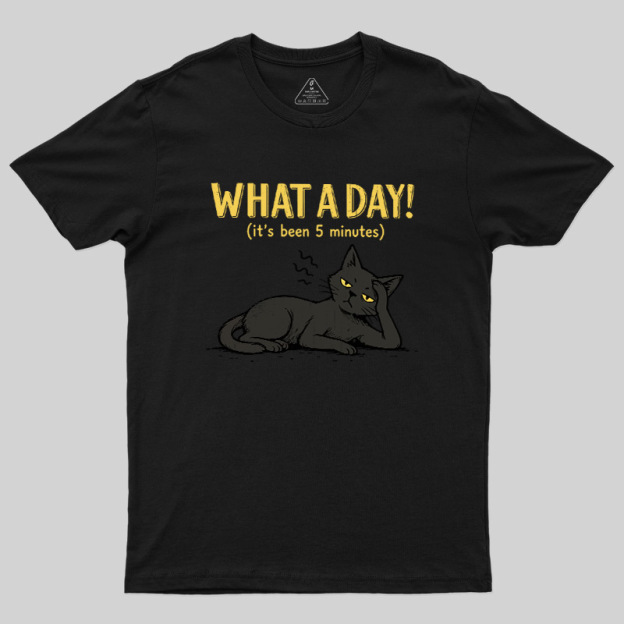 WHAT A DAY! Geek T-Shirt