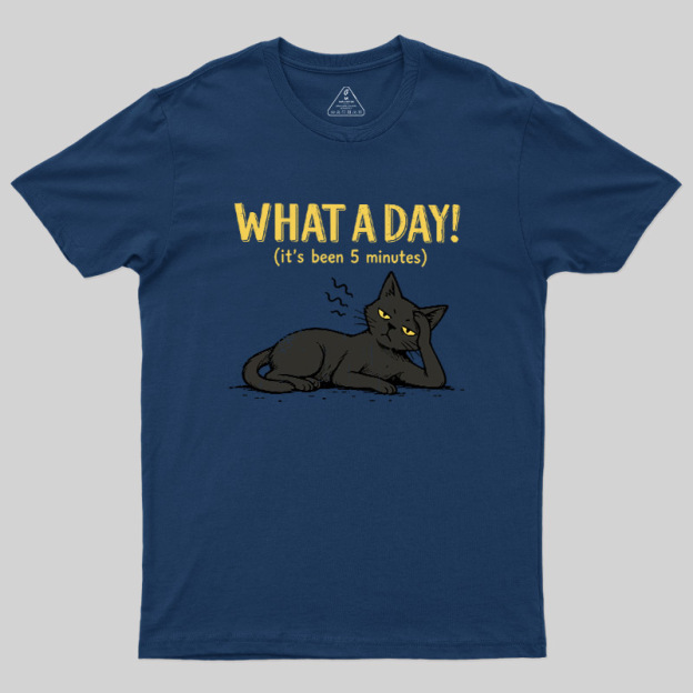 WHAT A DAY! Geek T-Shirt