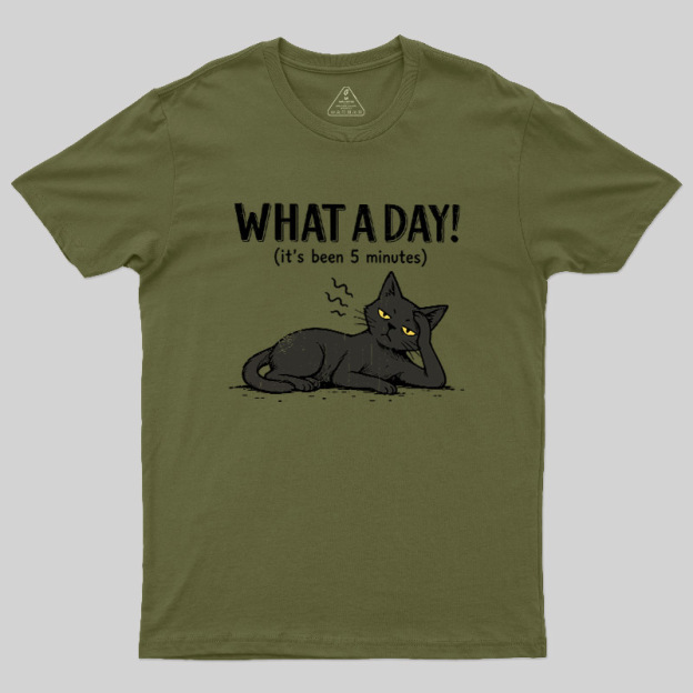 WHAT A DAY! Geek T-Shirt