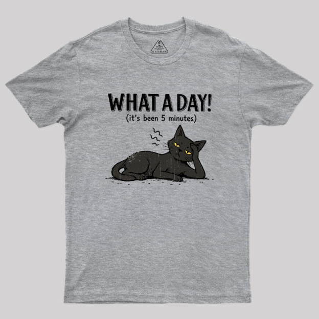 WHAT A DAY! Geek T-Shirt
