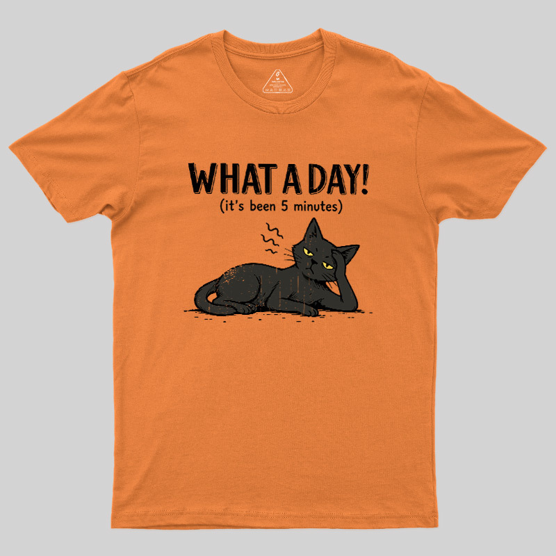 WHAT A DAY! Geek T-Shirt