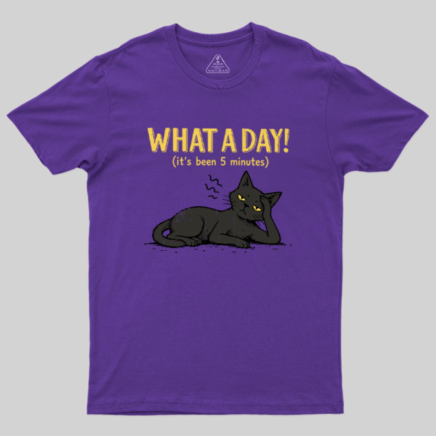 WHAT A DAY! Geek T-Shirt