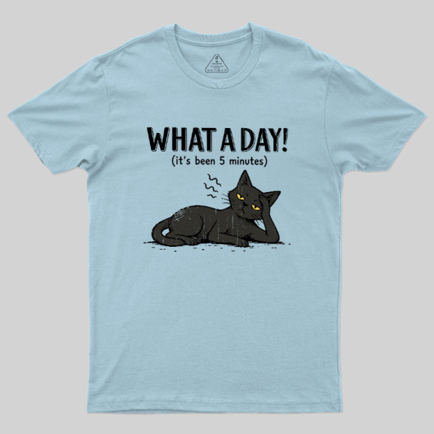 WHAT A DAY! Geek T-Shirt