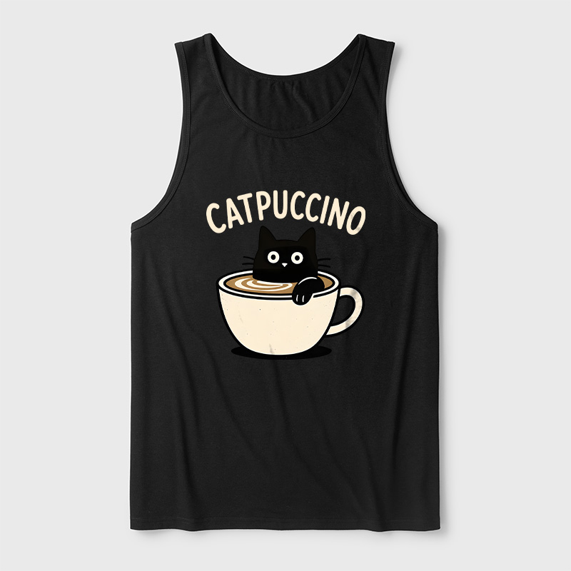 Catpuccino Ultra Soft Heather Tank