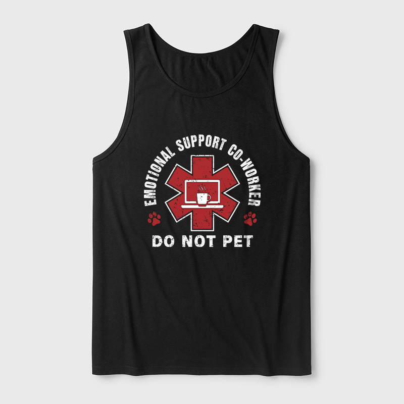 Emotional Support Co-worker Ultra Soft Heather Tank