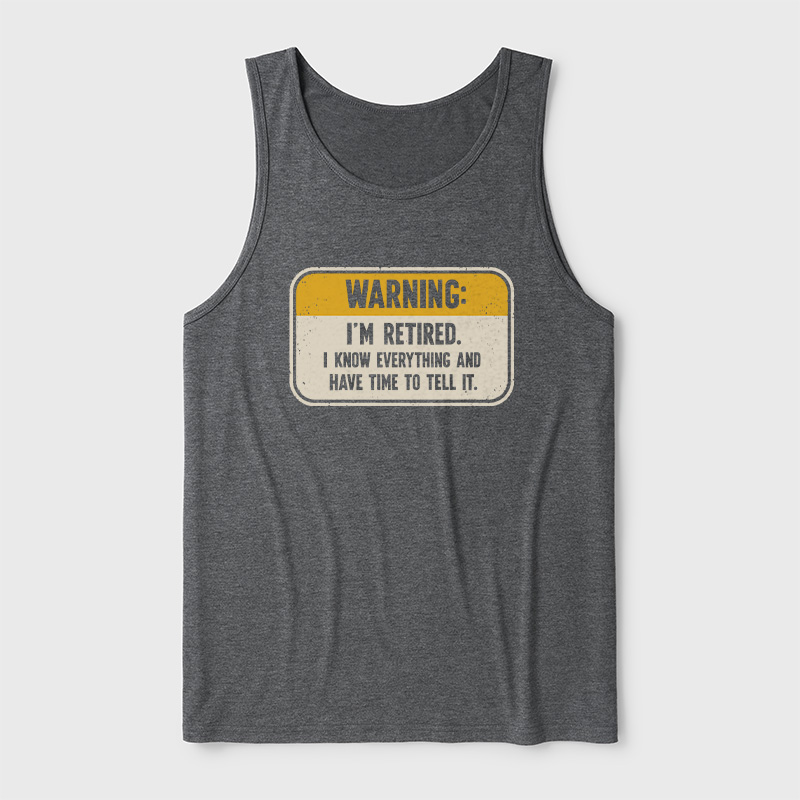 Retired and Ready to Share Ultra Soft Heather Tank