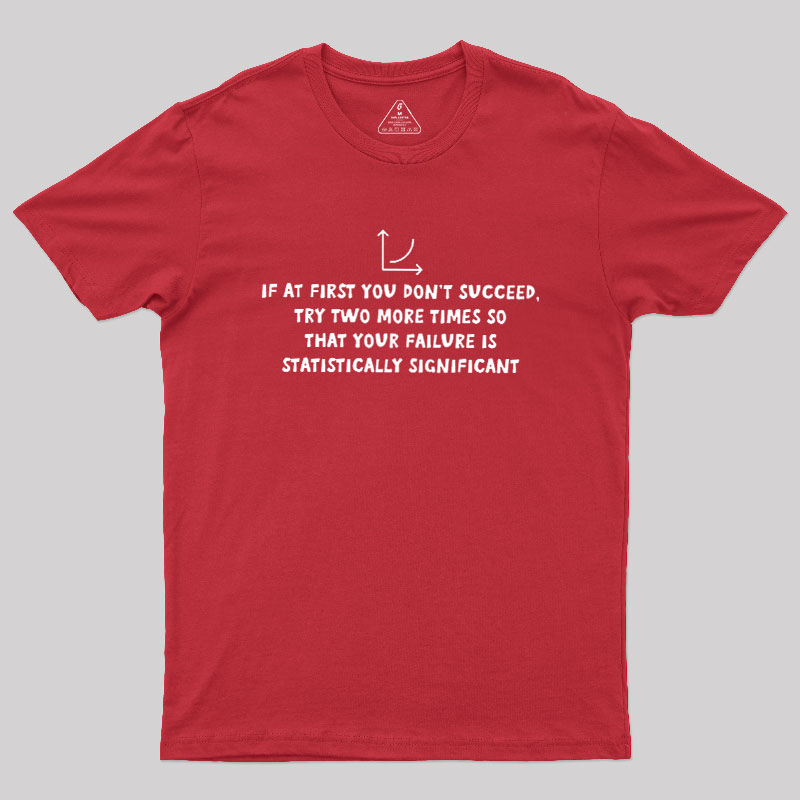 Statistically Significant Failure Funny Geek T-Shirt