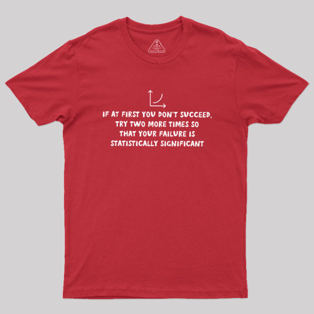 Statistically Significant Failure Funny Geek T-Shirt
