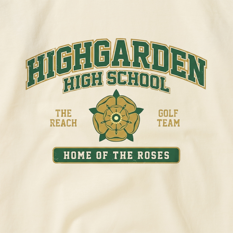 Highgarden High School Geek Retro Raglan T-Shirt