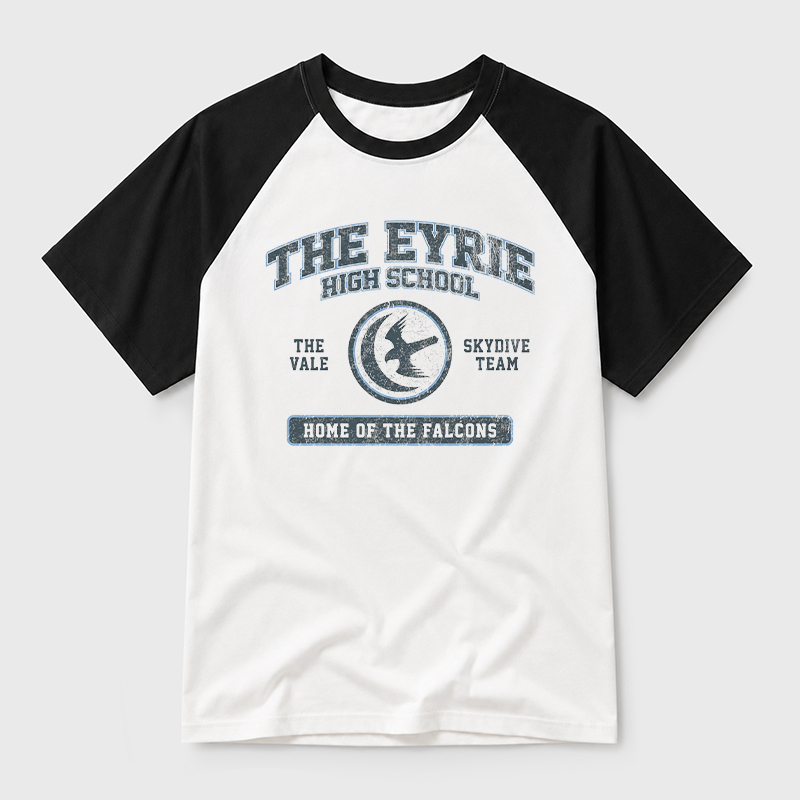 The Eyrie High School Geek Retro Raglan T-Shirt