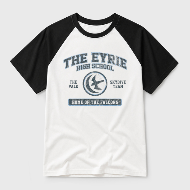 The Eyrie High School Geek Retro Raglan T-Shirt