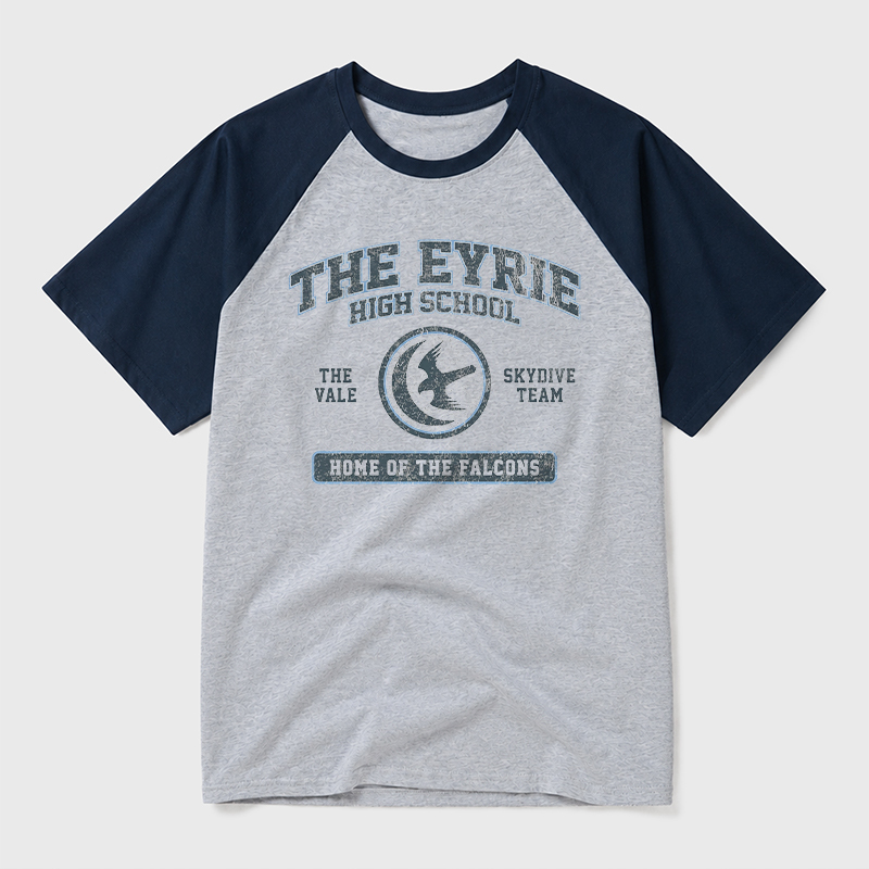 The Eyrie High School Geek Retro Raglan T-Shirt