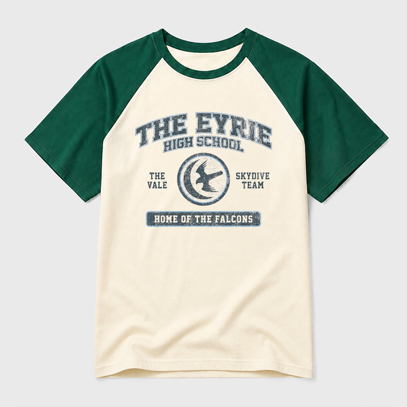 The Eyrie High School Geek Retro Raglan T-Shirt