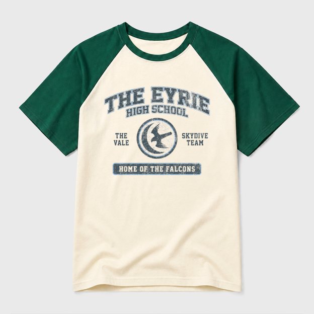 The Eyrie High School Geek Retro Raglan T-Shirt