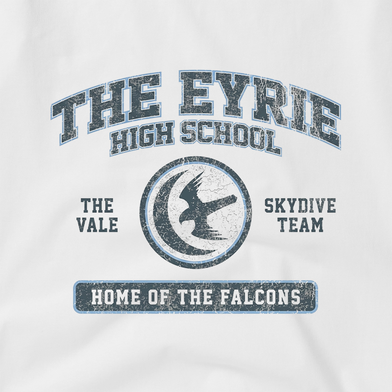 The Eyrie High School Geek Retro Raglan T-Shirt