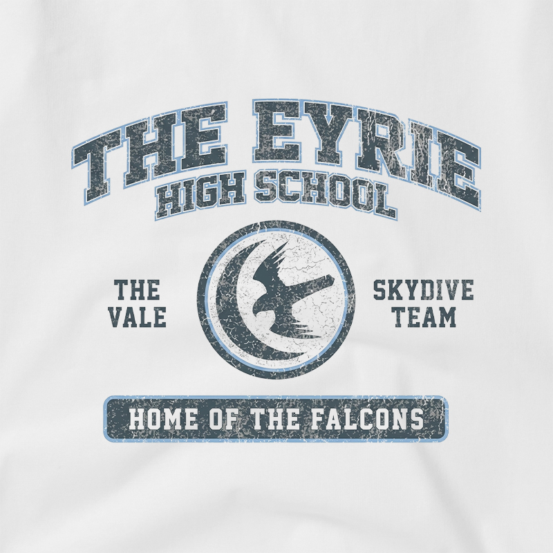 The Eyrie High School Geek Retro Raglan T-Shirt