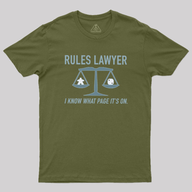 I Know What Page It's On Geek T-Shirt