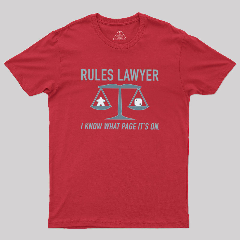 I Know What Page It's On Geek T-Shirt
