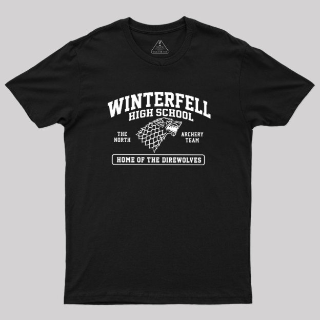 Winterfell High School Geek T-Shirt